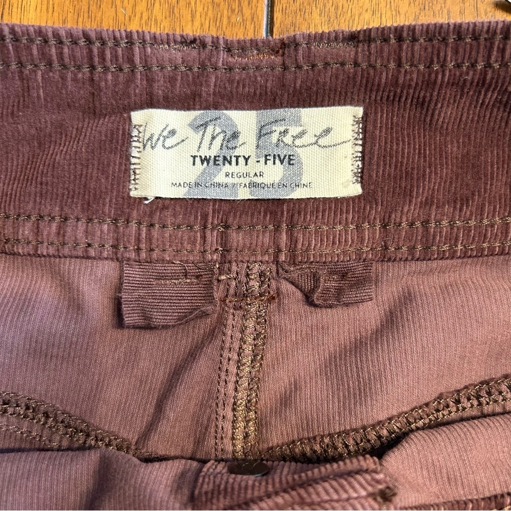 Free People Joanie Cord Skirt in Brown, Size 25, We The Free Mini Corduroy - Picture 7 of 8